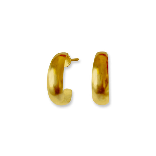 Gold Deity Hoop Earring